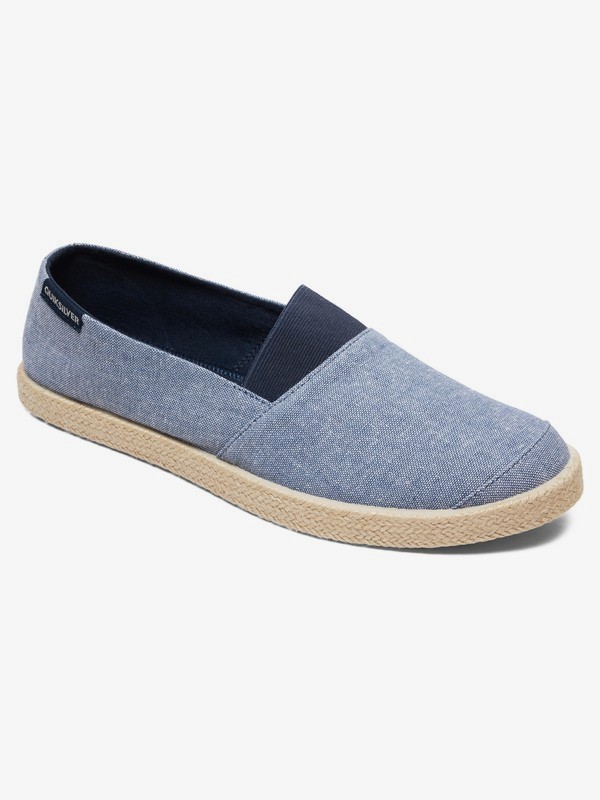 quiksilver, Espadrilled - Zapatillas sin Cordones para Hombre, BLUE/WHITE/BLUE (xbwb) 0 Espadrilled - Zapatillas sin Cordones para Hombre Azul AQYS700053 Quiksilver