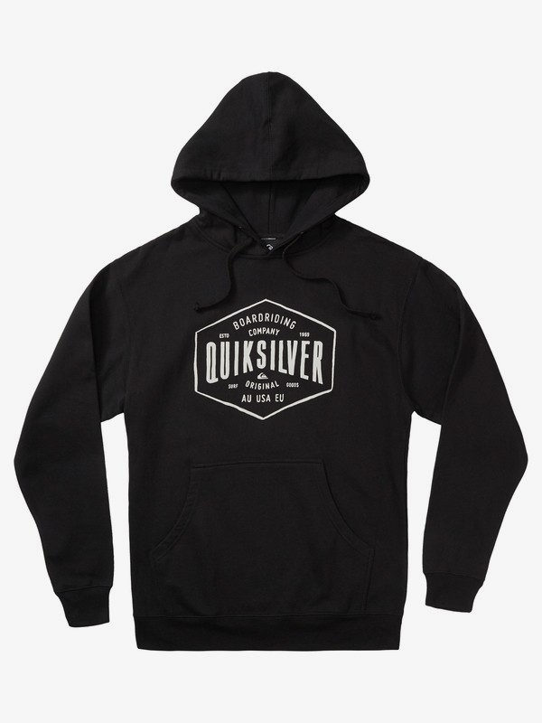 quiksilver, Blackies Hoodie for Men, BLACK (kvj0) 0 Blackies Hoodie for Men Black AQYSF03048 Quiksilver