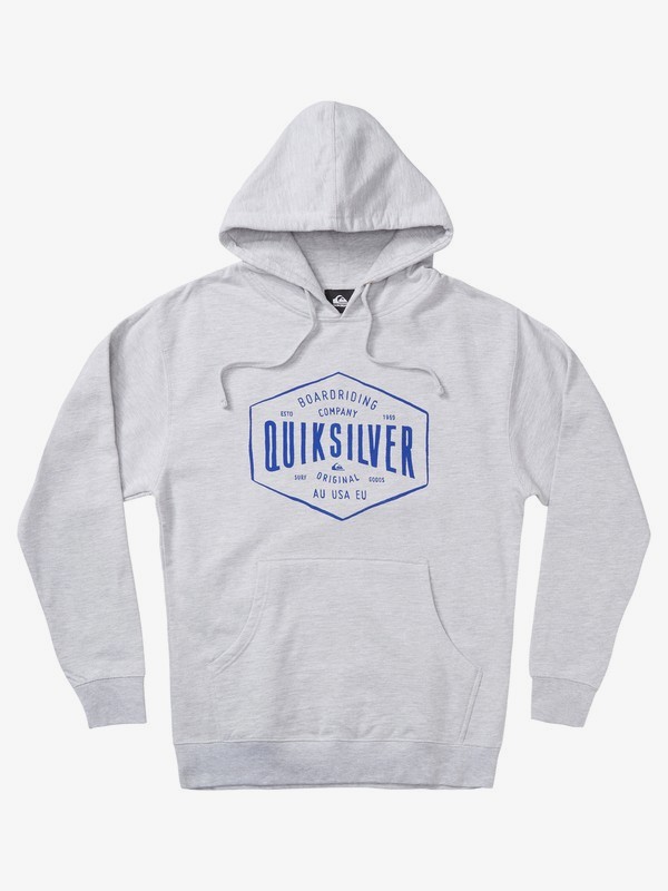 quiksilver, Blackies Hoodie for Men, LIGHT GREY HEATHER (sgrh) 0 Blackies Hoodie for Men Grey AQYSF03048 Quiksilver