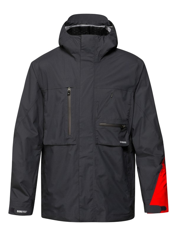 quiksilver, OVER AND OUT JACKET 15, ASPHALT (kya0) 0 OVER AND OUT JACKET 15 AQYTJ00031 Quiksilver