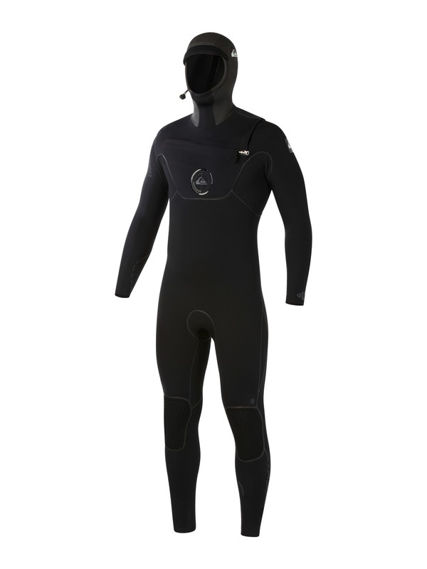 quiksilver, Cypher 5/4/3mm Hooded Chest Zip Wetsuit, BLACK (kvd0) 0 Cypher 5/4/3mm Hooded Chest Zip Wetsuit AQYW203002 Quiksilver
