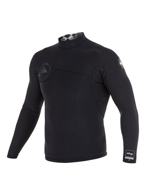 quiksilver, AG47 Performance 2mm Jacket, BLACK (kvd0) 0 AG47 Performance 2mm Jacket AQYW803013 Quiksilver