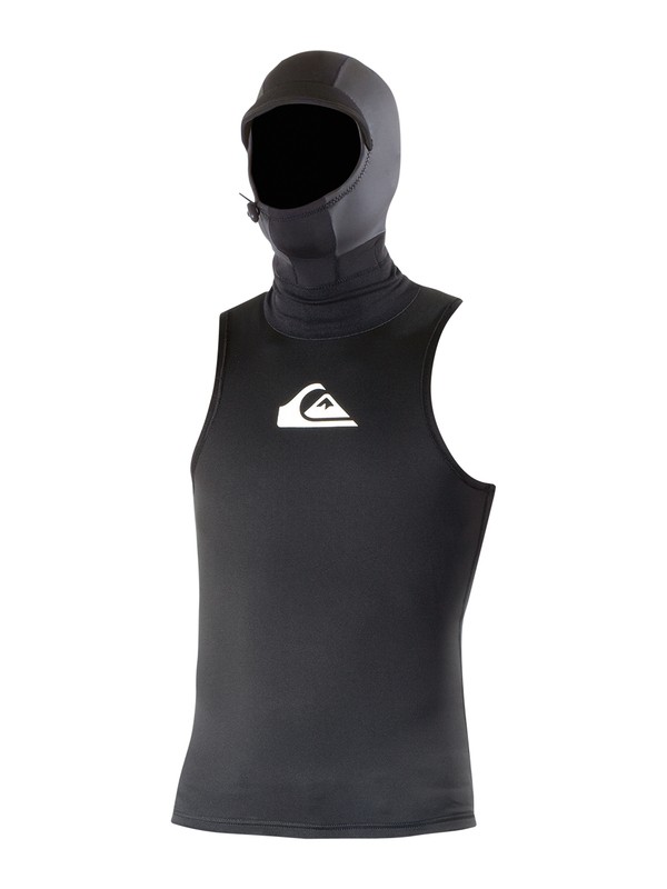 quiksilver, Syncro 2mm Polypro Hooded Vest, BLACK (kvd0) 0 Syncro 2mm Polypro Hooded Vest AQYWW00005 Quiksilver