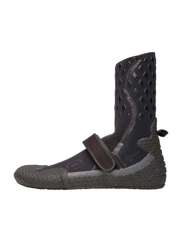 quiksilver, Cypher 3mm - Chaussons de surf, BLACK (kvd0) 0 Cypher 3mm - Chaussons de surf Noir AQYWW03012 Quiksilver