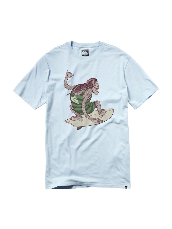 quiksilver, Big Foot Slim Fit T-Shirt, ICICLE (bfg0) 0 Big Foot Slim Fit T-Shirt AQYZT00563 Quiksilver