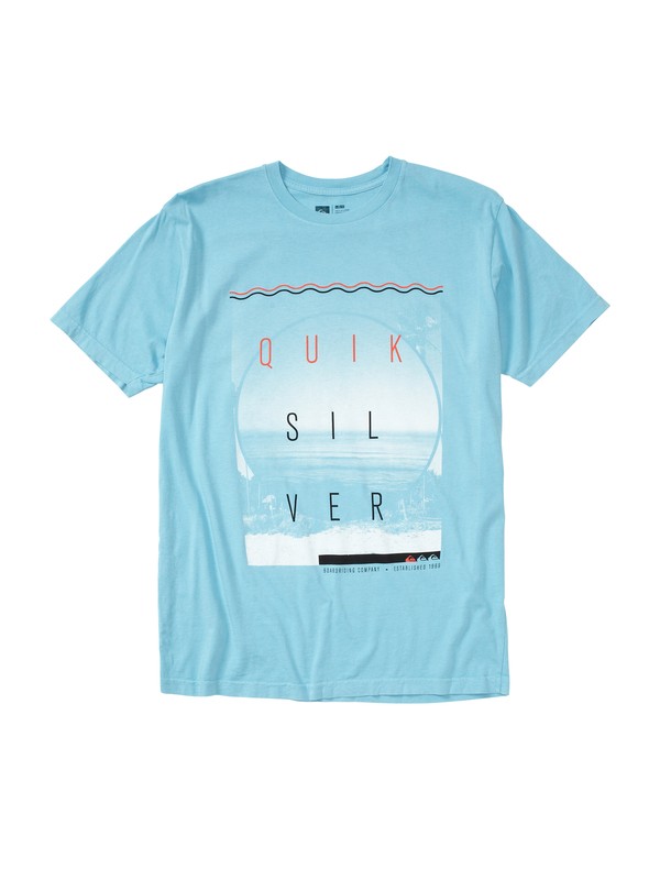quiksilver, Dirt Bomb Slim Fit T-Shirt, LAGOON (bhr0) 0 Dirt Bomb Slim Fit T-Shirt AQYZT01435 Quiksilver
