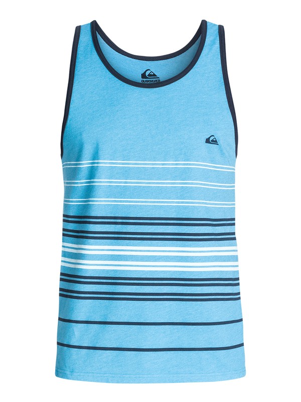 quiksilver, Stun Gun T-Shirt, DEEP WATER HEATHER (bjlh) 0 Stun Gun T-Shirt AQYZT03363 Quiksilver