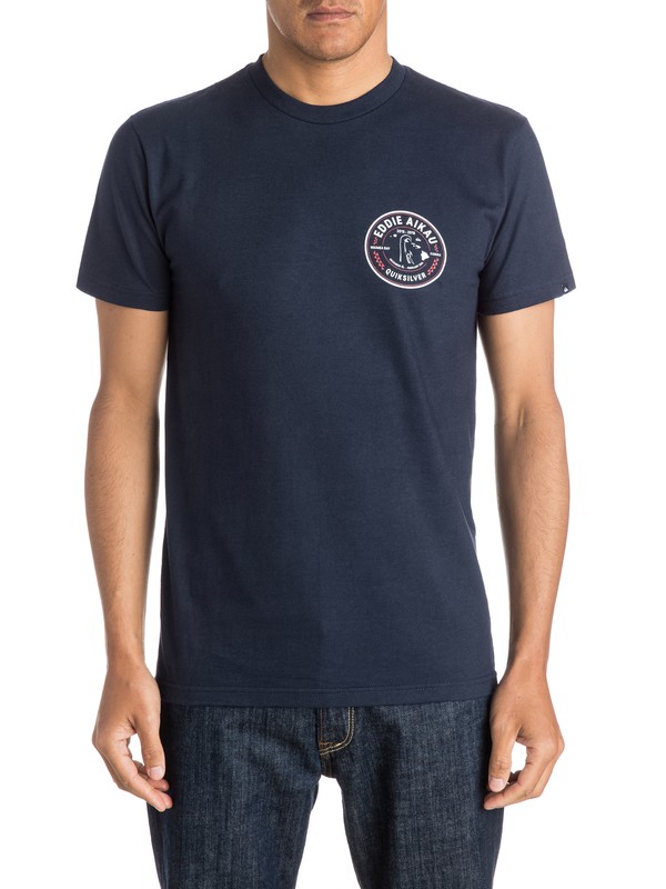quiksilver, Aikau Mau Loa T-Shirt, NAVY BLAZER (byj0) 0 Aikau Mau Loa T-Shirt AQYZT03737 Quiksilver