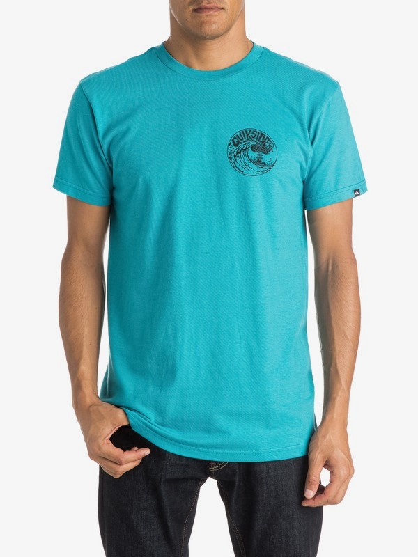 quiksilver, Fission - T-Shirt, BISCAY BAY (bpw0) 0 Fission - T-Shirt AQYZT04007 Quiksilver