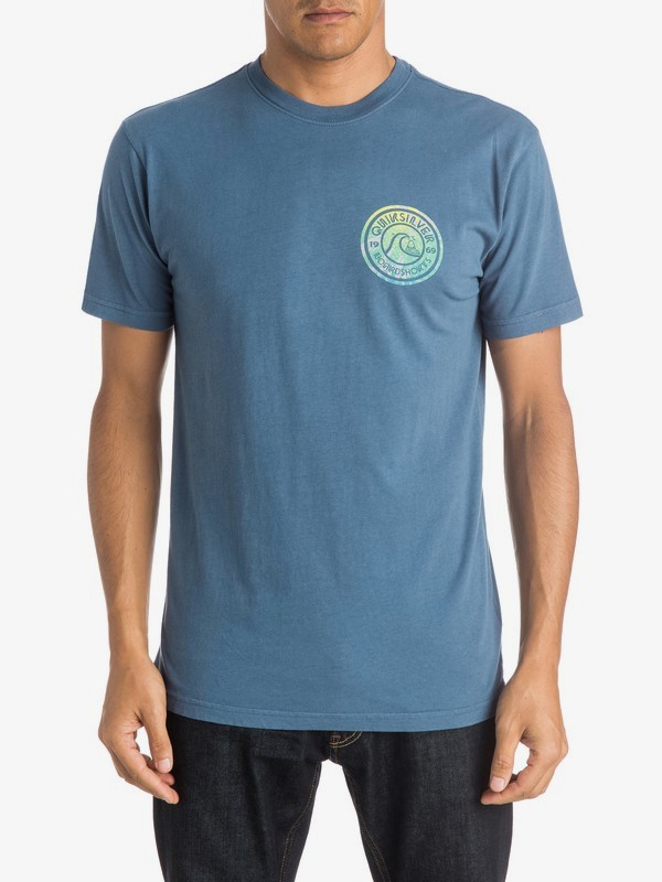 quiksilver, Original Spray T-Shirt, DARK DENIM (brq0) 0 Original Spray T-Shirt AQYZT04023 Quiksilver