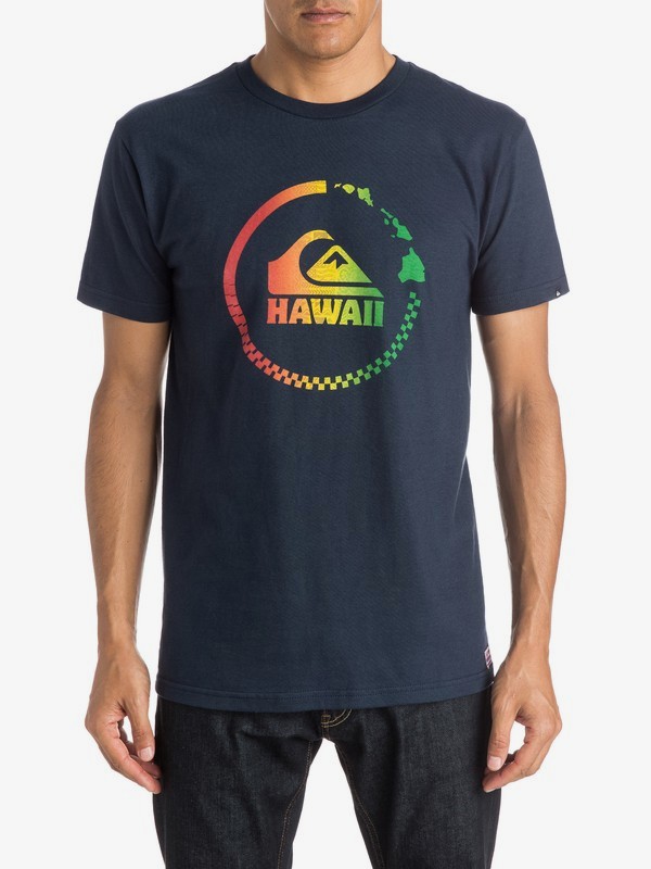 quiksilver, Island Time T-Shirt, NAVY BLAZER (byj0) 0 Island Time T-Shirt AQYZT04052 Quiksilver