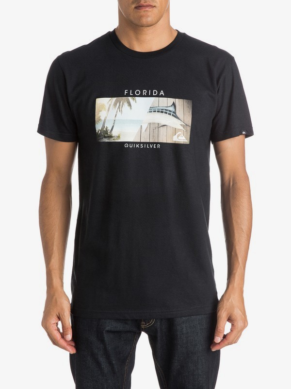 quiksilver, Boarding Pass FL T-Shirt, BLACK (kvj0) 0 Boarding Pass FL T-Shirt AQYZT04058 Quiksilver