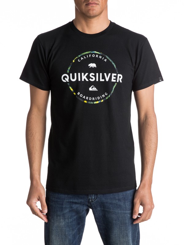 quiksilver, Ca Floral - T-Shirt, BLACK (kvj0) 0 Ca Floral - T-Shirt AQYZT04587 Quiksilver
