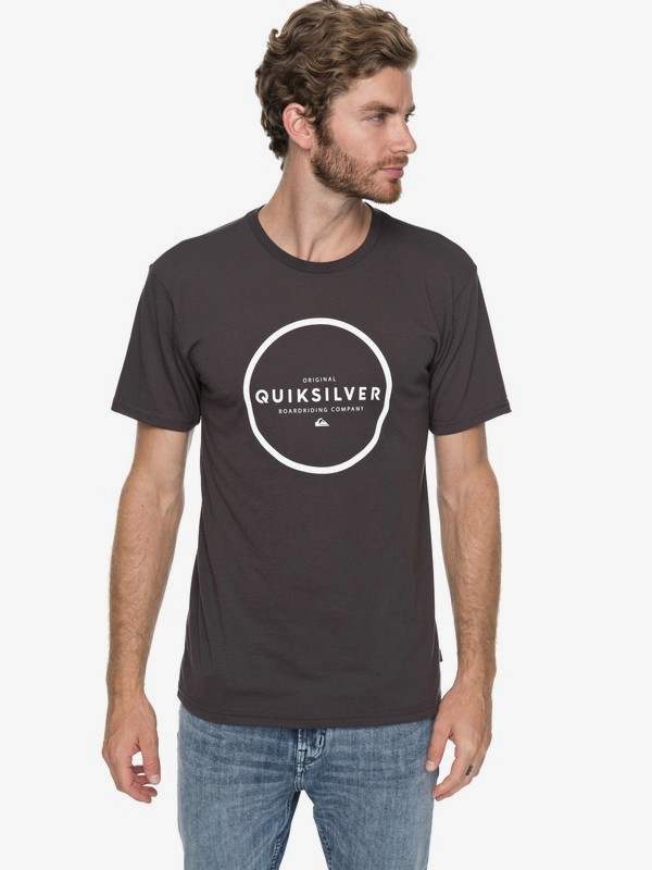 quiksilver, Hunter Down Tee, TARMAC (kta0) 0 Hunter Down Tee Black AQYZT05194 Quiksilver