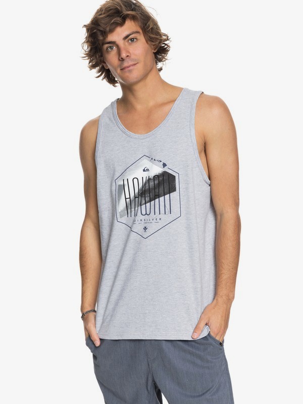 quiksilver, Hawaii Losange Vest, ATHLETIC HEATHER (sgrh) 0 Hawaii Losange Vest Grey AQYZT05450 Quiksilver