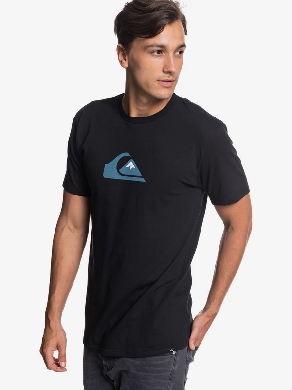 quiksilver, Comp Logo Tee, BLACK (kvj0) 0 Comp Logo Tee Black AQYZT05756 Quiksilver