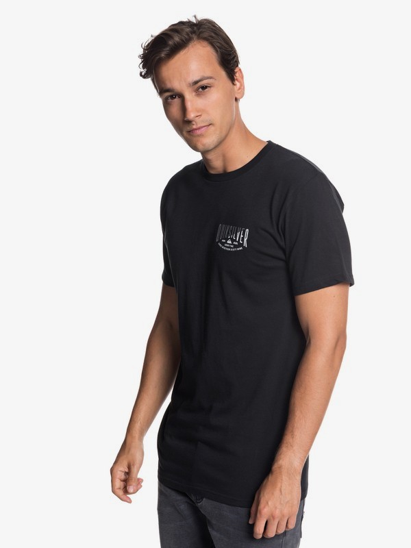 quiksilver, Doing Fine Tee, BLACK (kvj0) 0 Doing Fine Tee Black AQYZT05761 Quiksilver