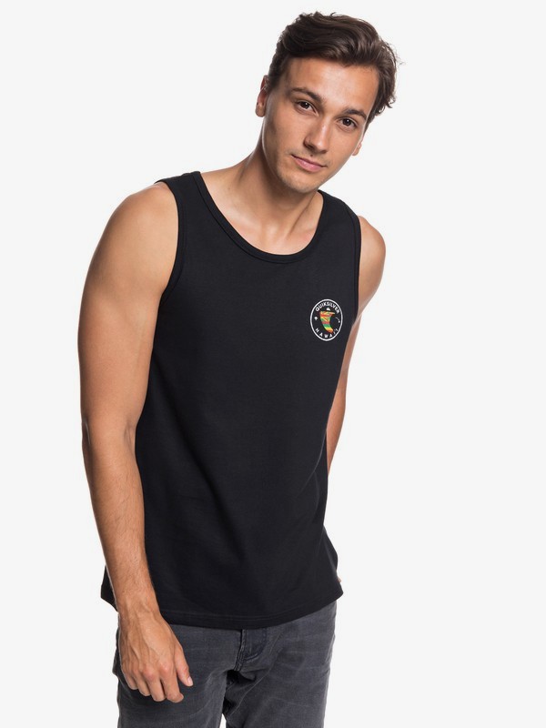 quiksilver, Hi Fin Tank, BLACK (kvj0) 0 Hi Fin Tank Black AQYZT05790 Quiksilver