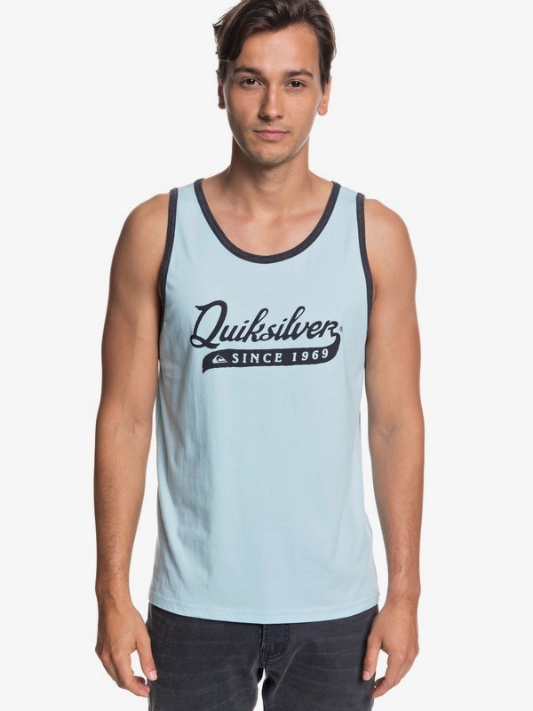 quiksilver, Edgy Tank, AQUATIC (bfm0) 0 Edgy Tank Blue AQYZT05791 Quiksilver