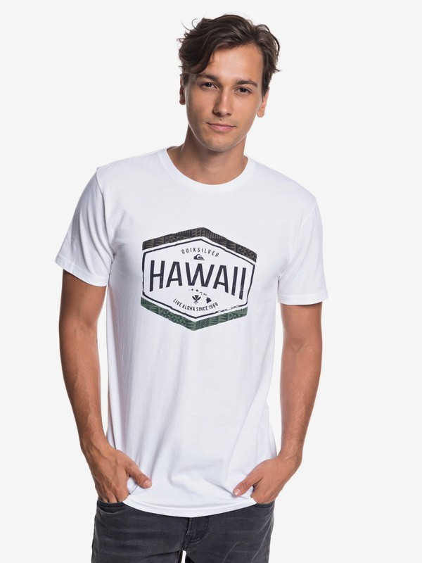 quiksilver, Hawaii Money Tee, WHITE (wbb0) 0 Hawaii Money Tee White AQYZT05799 Quiksilver