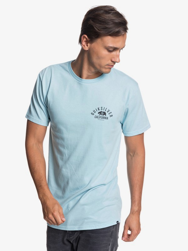 quiksilver, California Garage Tee, AQUATIC (bfm0) 0 California Garage Tee AQYZT05804 Quiksilver