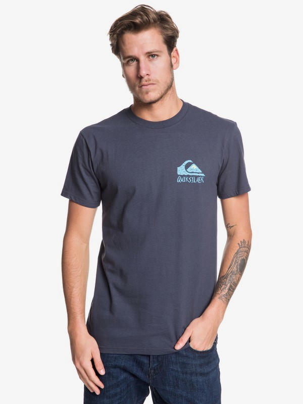 quiksilver, Yoshino Blossom Tee, BLUE NIGHTS (btk0) 0 Yoshino Blossom Tee AQYZT05832 Quiksilver
