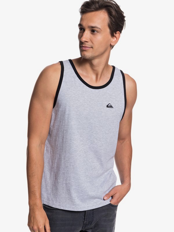 quiksilver, Jodo Form Tank, ATHLETIC HEATHER (sgrh) 0 Jodo Form Tank Grey AQYZT05903 Quiksilver