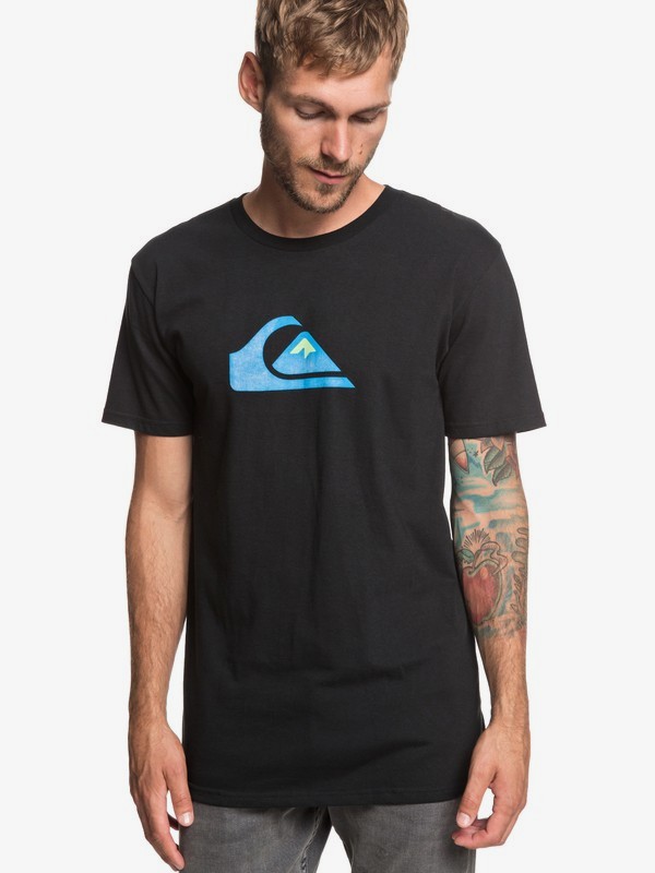 quiksilver, MW Logo Tee, BLACK (kvj0) 0 MW Logo Tee Black AQYZT05910 Quiksilver