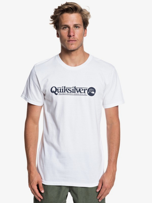 quiksilver, Art Tickle Tee, WHITE (wbb0) 0 Art Tickle Tee White AQYZT05911 Quiksilver