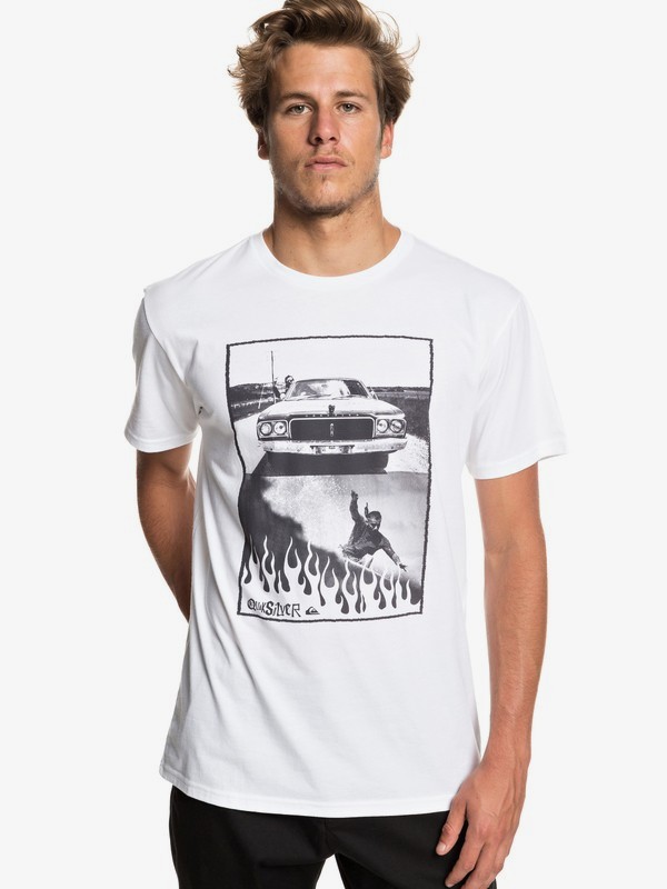 quiksilver, Against All Odd Balls Tee, WHITE (wbb0) 0 Against All Odd Balls Tee White AQYZT05928 Quiksilver