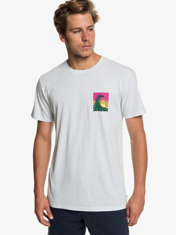 quiksilver, Quik Solar Tee, SKY GRAY HEATHER (beyh) 0 Quik Solar Tee Blue AQYZT05931 Quiksilver