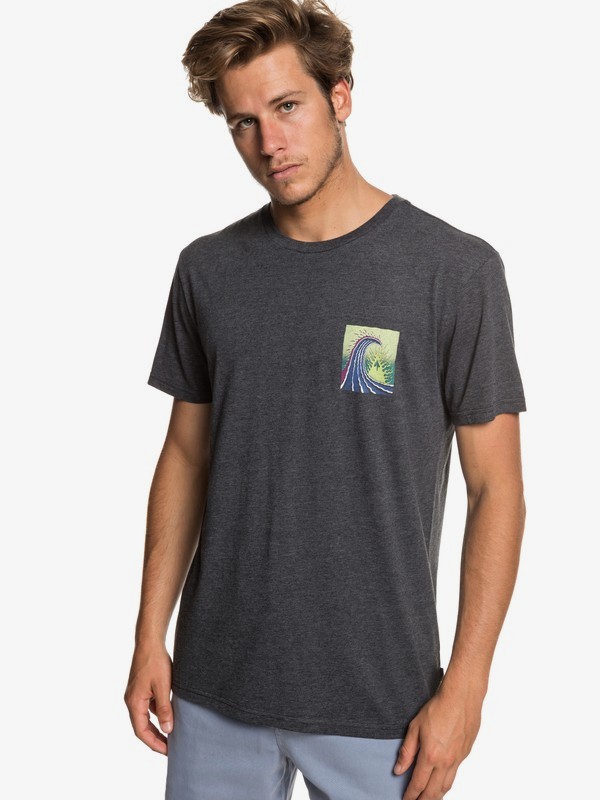quiksilver, Quik Solar Tee, CHARCOAL HEATHER (ktah) 0 Quik Solar Tee Black AQYZT05931 Quiksilver