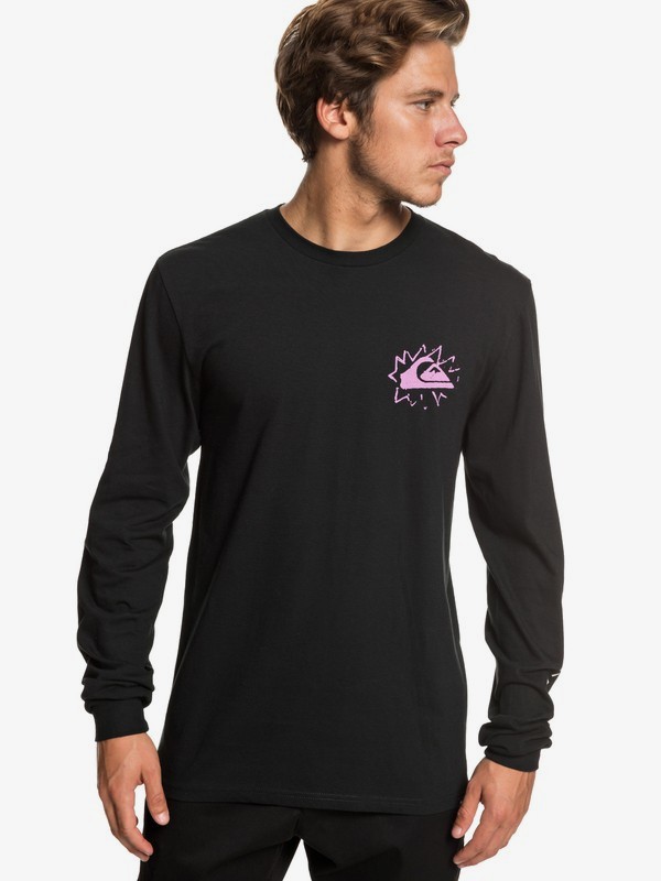quiksilver, Good Nite Long Sleeve Tee, BLACK (kvj0) 0 Good Nite Long Sleeve Tee Black AQYZT05943 Quiksilver
