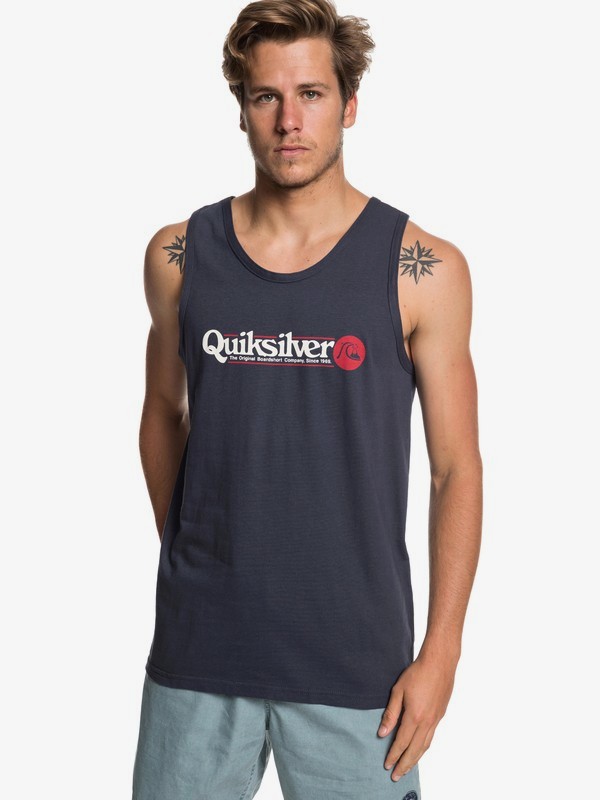 quiksilver, Camiseta Art Tickle, BLUE NIGHTS (bst0) 0 Camiseta Art Tickle Azul AQYZT05948 Quiksilver