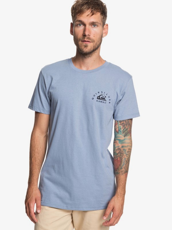 quiksilver, Kewalo Tee, STONE WASH (bkj0) 0 Kewalo Tee Blue AQYZT05956 Quiksilver