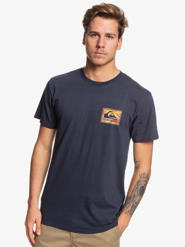 quiksilver, Architexture Tee, BLUE NIGHTS (btk0) 0 Architexture Tee Blue AQYZT06051 Quiksilver