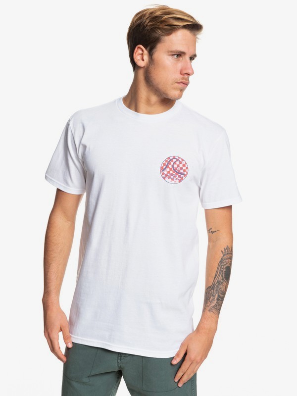 quiksilver, Without Parallel Tee, WHITE (wbb0) 0 Without Parallel Tee White AQYZT06054 Quiksilver