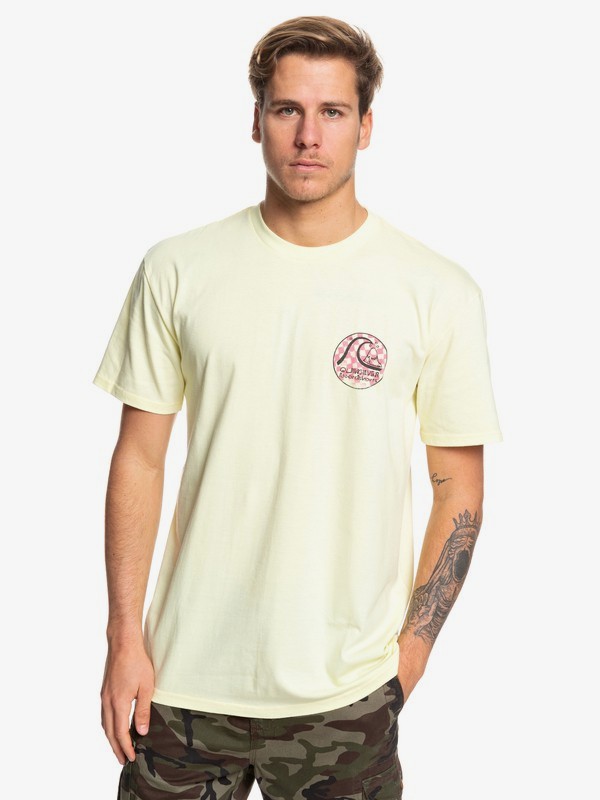 quiksilver, Without Parallel Tee, TENDER YELLOW (ydb0) 0 Without Parallel Tee Yellow AQYZT06054 Quiksilver