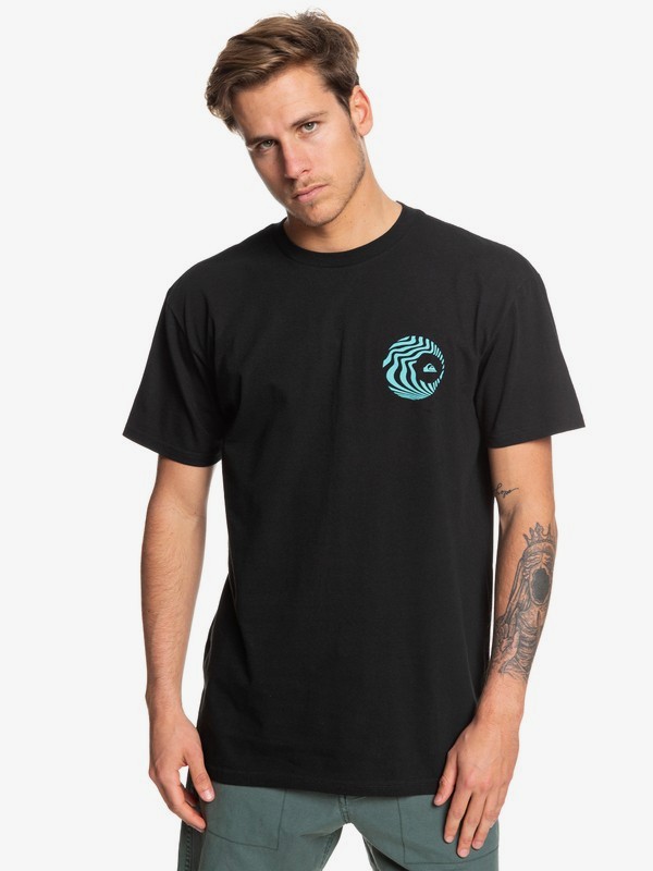 quiksilver, Obscure Groove Tee, BLACK (kvj0) 0 Obscure Groove Tee Black AQYZT06056 Quiksilver