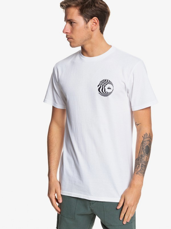 quiksilver, Obscure Groove Tee, WHITE (wbb0) 0 Obscure Groove Tee White AQYZT06056 Quiksilver
