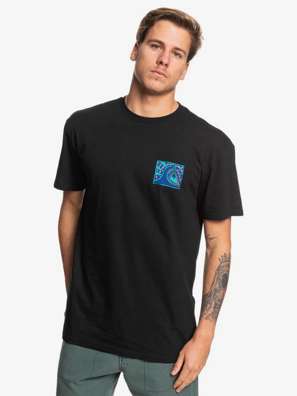 quiksilver, Drive Blind Tee, BLACK (kvj0) 0 Drive Blind Tee Black AQYZT06058 Quiksilver
