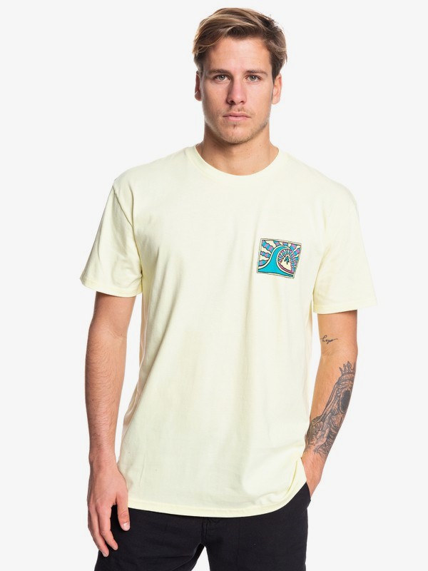 quiksilver, Drive Blind Tee, TENDER YELLOW (ydb0) 0 Drive Blind Tee Yellow AQYZT06058 Quiksilver