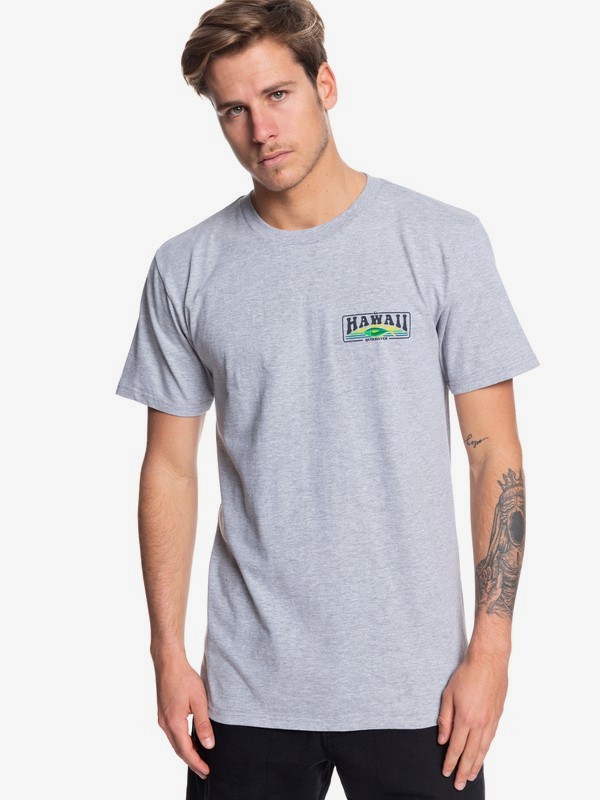 quiksilver, HI Sunshine Tee, ATHLETIC HEATHER (sgrh) 0 HI Sunshine Tee Grey AQYZT06064 Quiksilver