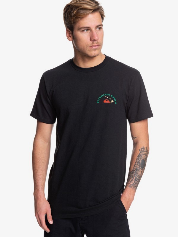 quiksilver, HI Shrimp Truck Tee, BLACK (kvj0) 0 HI Shrimp Truck Tee Black AQYZT06066 Quiksilver