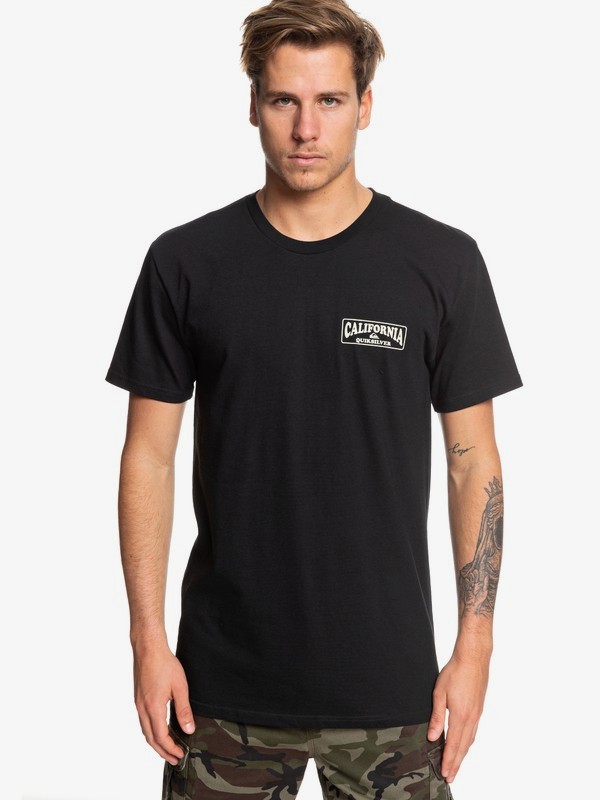 quiksilver, CA Sunshine Tee, BLACK (kvj0) 0 CA Sunshine Tee Black AQYZT06069 Quiksilver