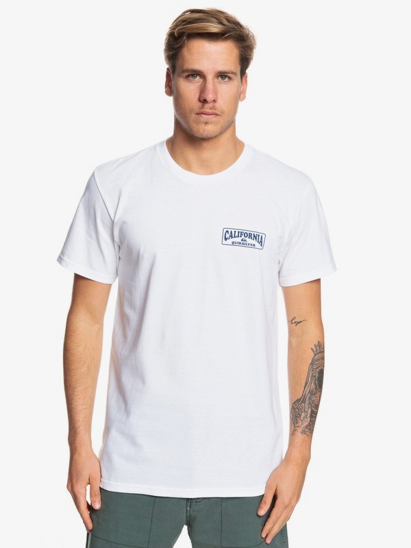 quiksilver, CA Sunshine Tee, WHITE (wbb0) 0 CA Sunshine Tee White AQYZT06069 Quiksilver
