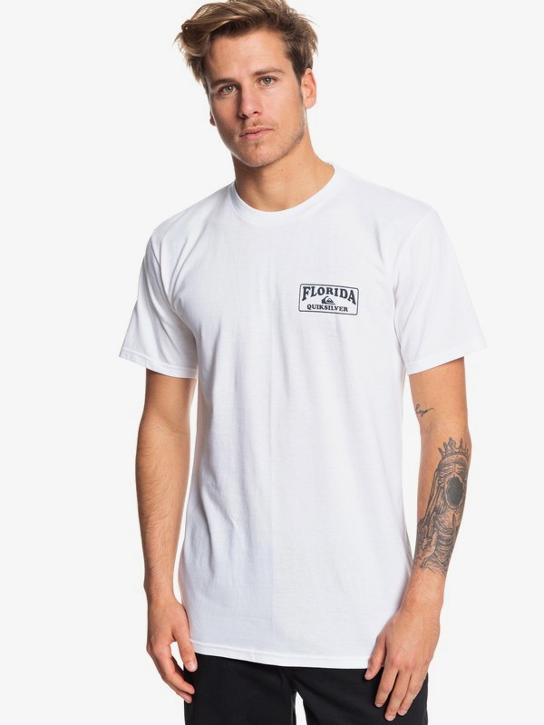 quiksilver, FL Sunshine Tee, WHITE (wbb0) 0 FL Sunshine Tee White AQYZT06071 Quiksilver