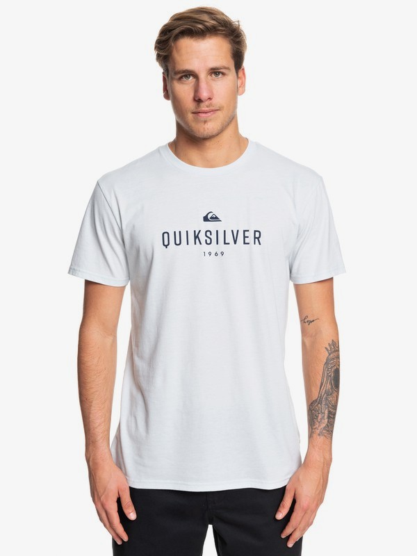 quiksilver, Mispoken Word Tee, SKY GRAY HEATHER (beyh) 0 Mispoken Word Tee Blue AQYZT06074 Quiksilver