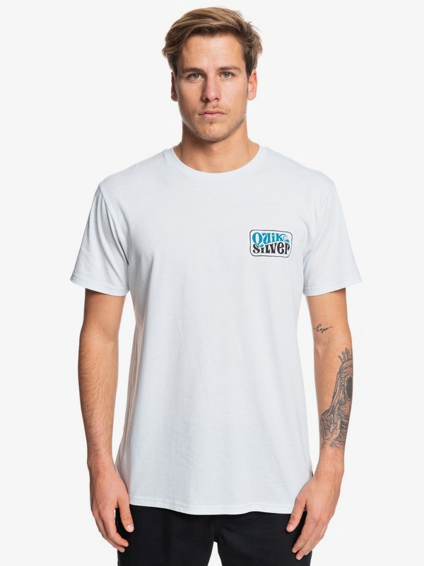 quiksilver, Gettin Serious Tee, SKY GRAY HEATHER (beyh) 0 Gettin Serious Tee Blue AQYZT06075 Quiksilver