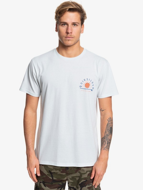 quiksilver, Lost Sun Tee, SKY GRAY HEATHER (beyh) 0 Lost Sun Tee Blue AQYZT06079 Quiksilver